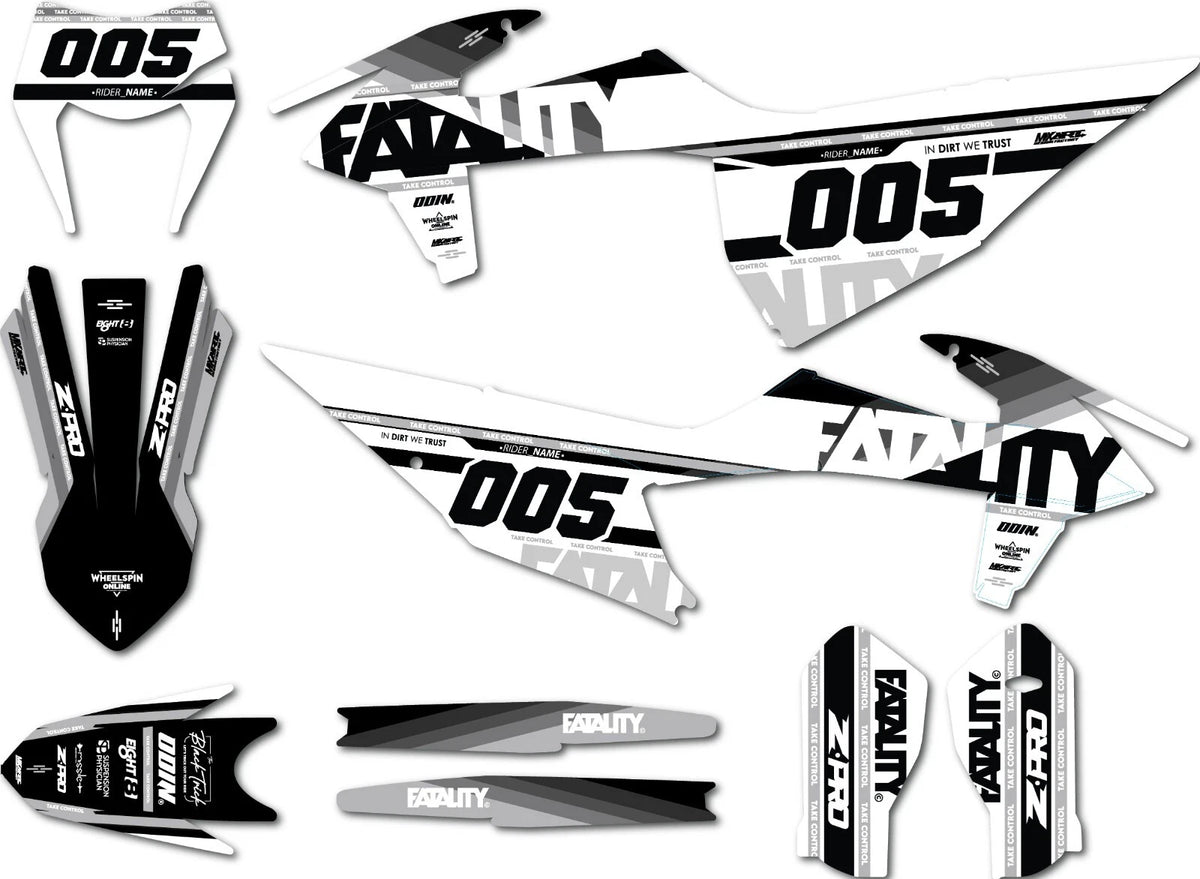 Rebel Style Decals Custom Sticker Kit for KTM SX 150 (2019-2022)
