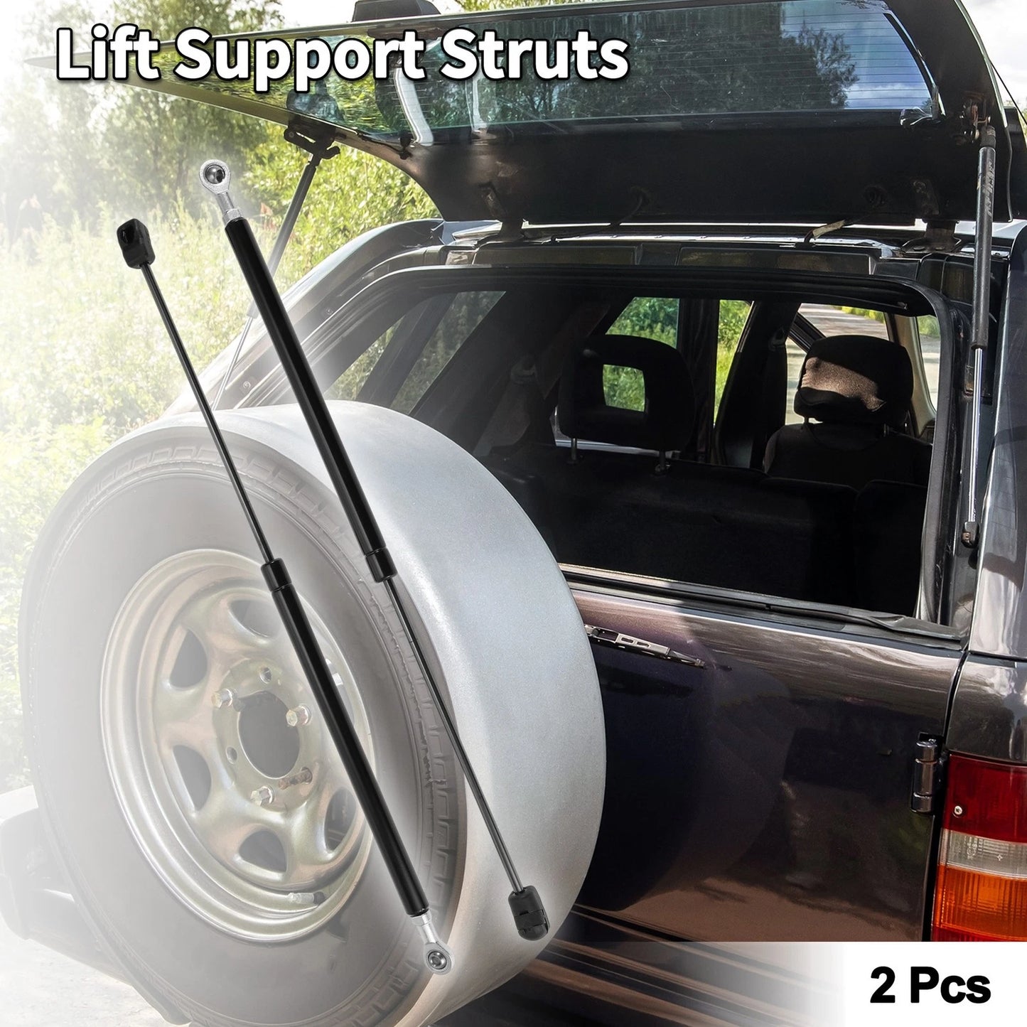 Rear Window Lift Supports Struts for GMC Jimmy (1997 - 2001)