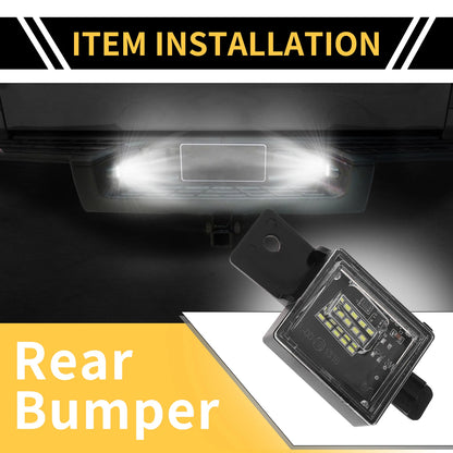 License Plate Light for Chevrolet Silverado Clear Lens