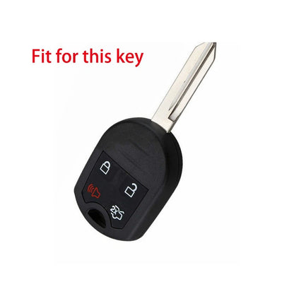 Silicone 4 Button Key Cover Case for Ford Edge, Explorer, F-150, F-250, F-350