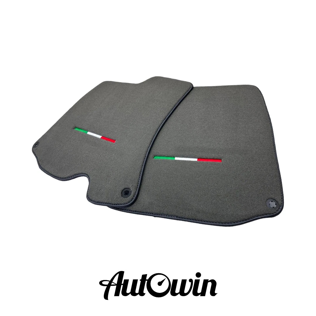 AutoWin Gray Floor Mats for Ferrari Portofino (2018-2023) Italian Edition
