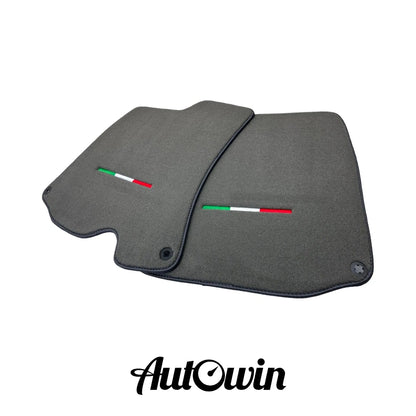 AutoWin Gray Floor Mats for Ferrari Portofino (2018-2023) Italian Edition