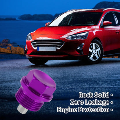 M20x1.5 Engine Oil Drain Plug with Gasket Set for Car Motorcycle Boat Purple