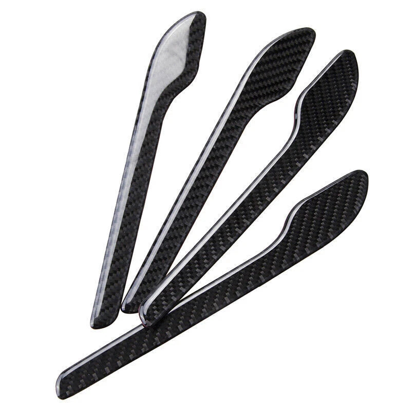 Car Door Handle Stickers for Tesla Model 3/Y Carbon Fiber Scratch-Resistant