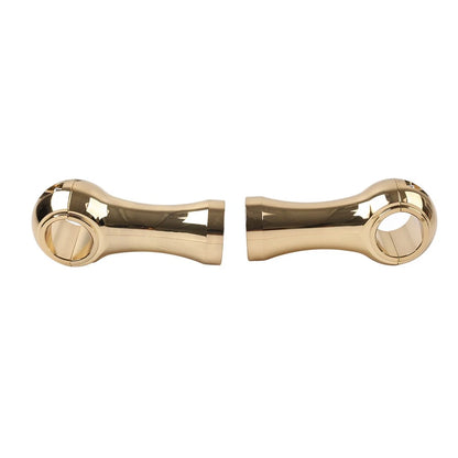 Handlebar Riser Clamp Mount Kit 4" Gold for Harley Dyna Softail