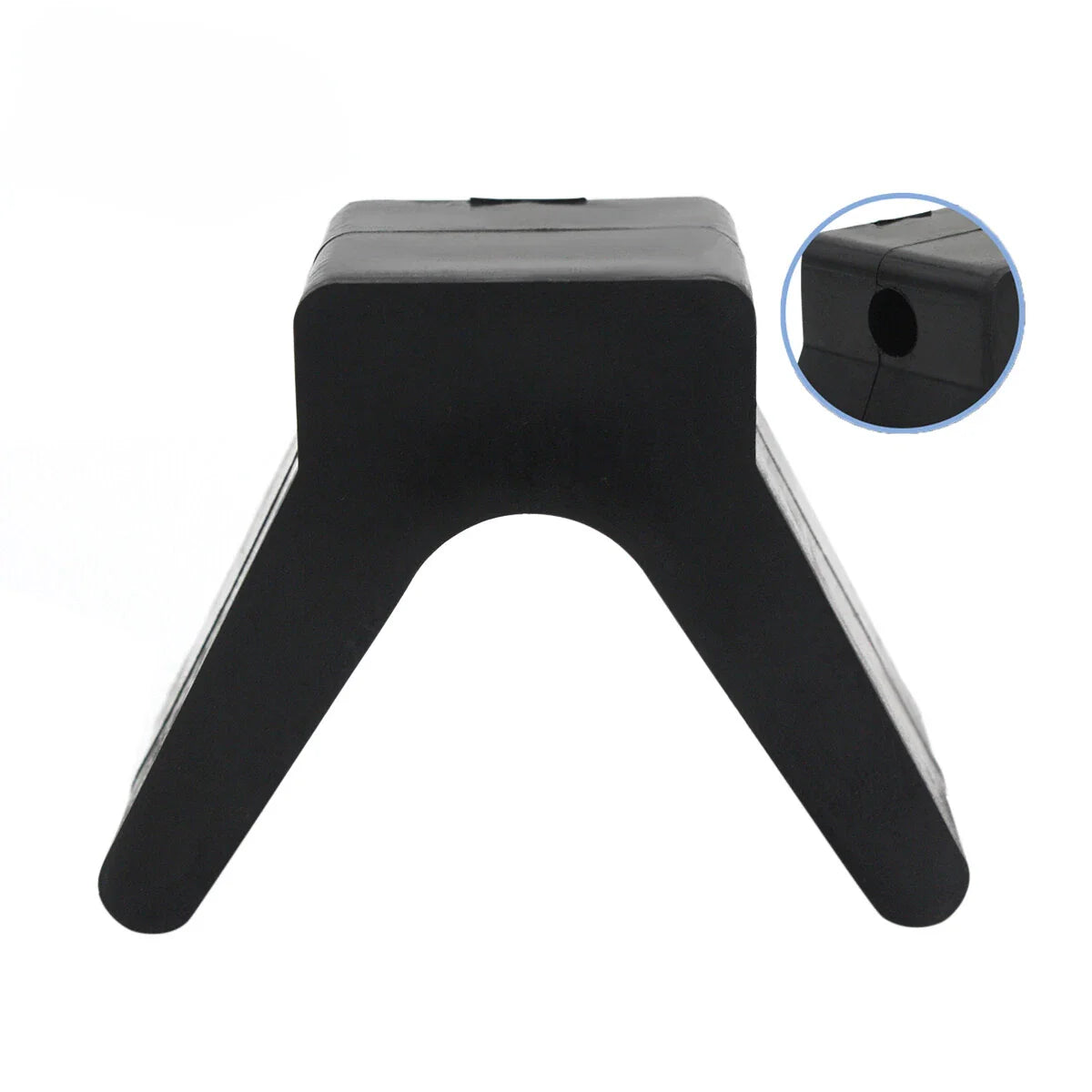2 Inch Mounting Width Boat Trailer Non Marking Polyurethane V Bow Stop
