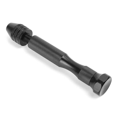 Mini Micro Hand Drill Kit with Keyless Chuck & 10 Twist Drills for Make & Model