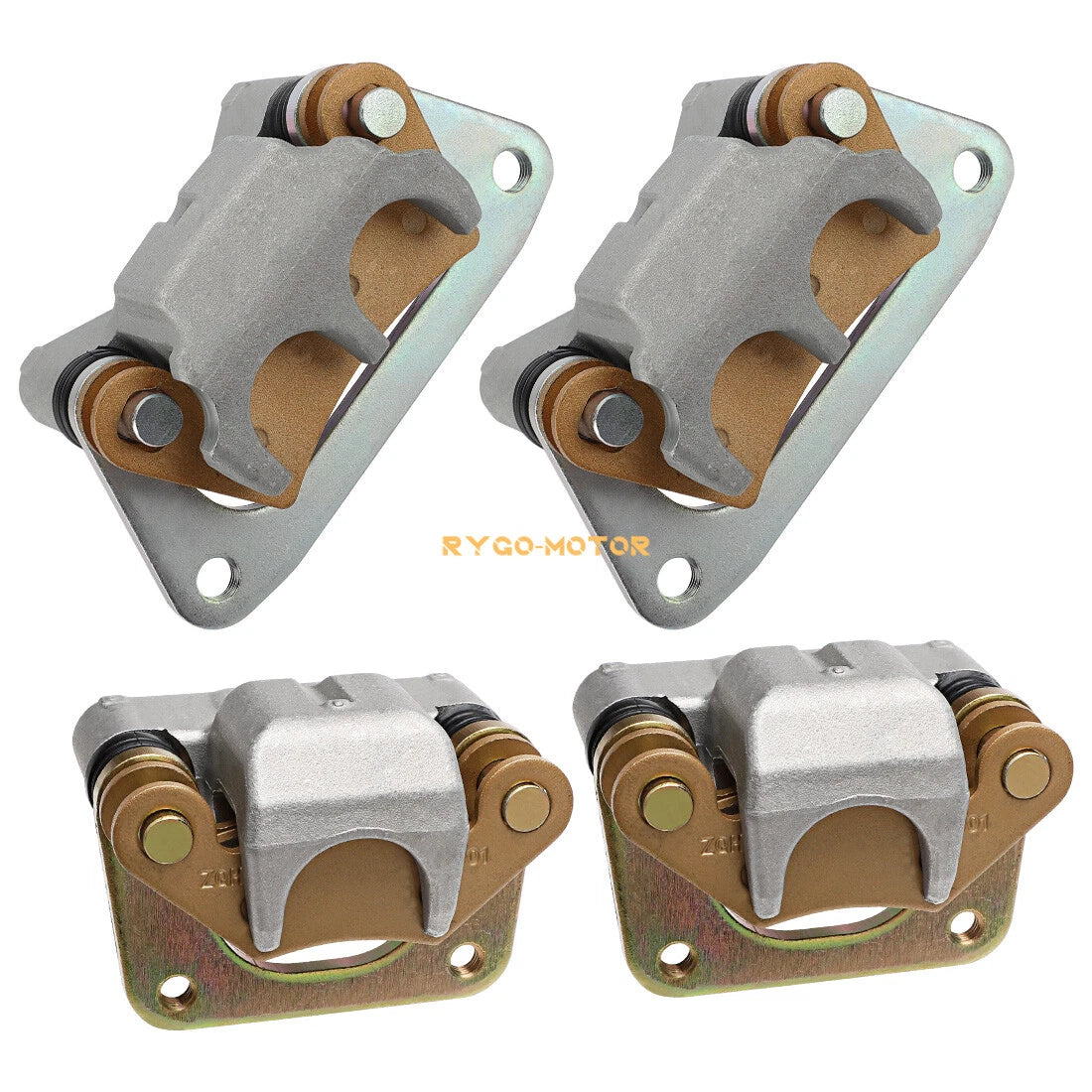 2 x Brake Calipers w Pads for Polaris RZR 800 RZR S 800 (2008–2014)