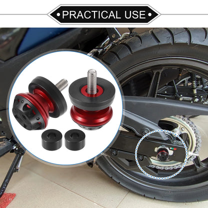 1 Pair Swingarm Spool 8mm CNC Swing Arm Sliders Stand for Motorbike
