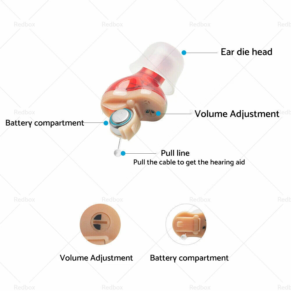 Digital Invisible Hearing Aid Mini Sound Voice Amplifier for CIC