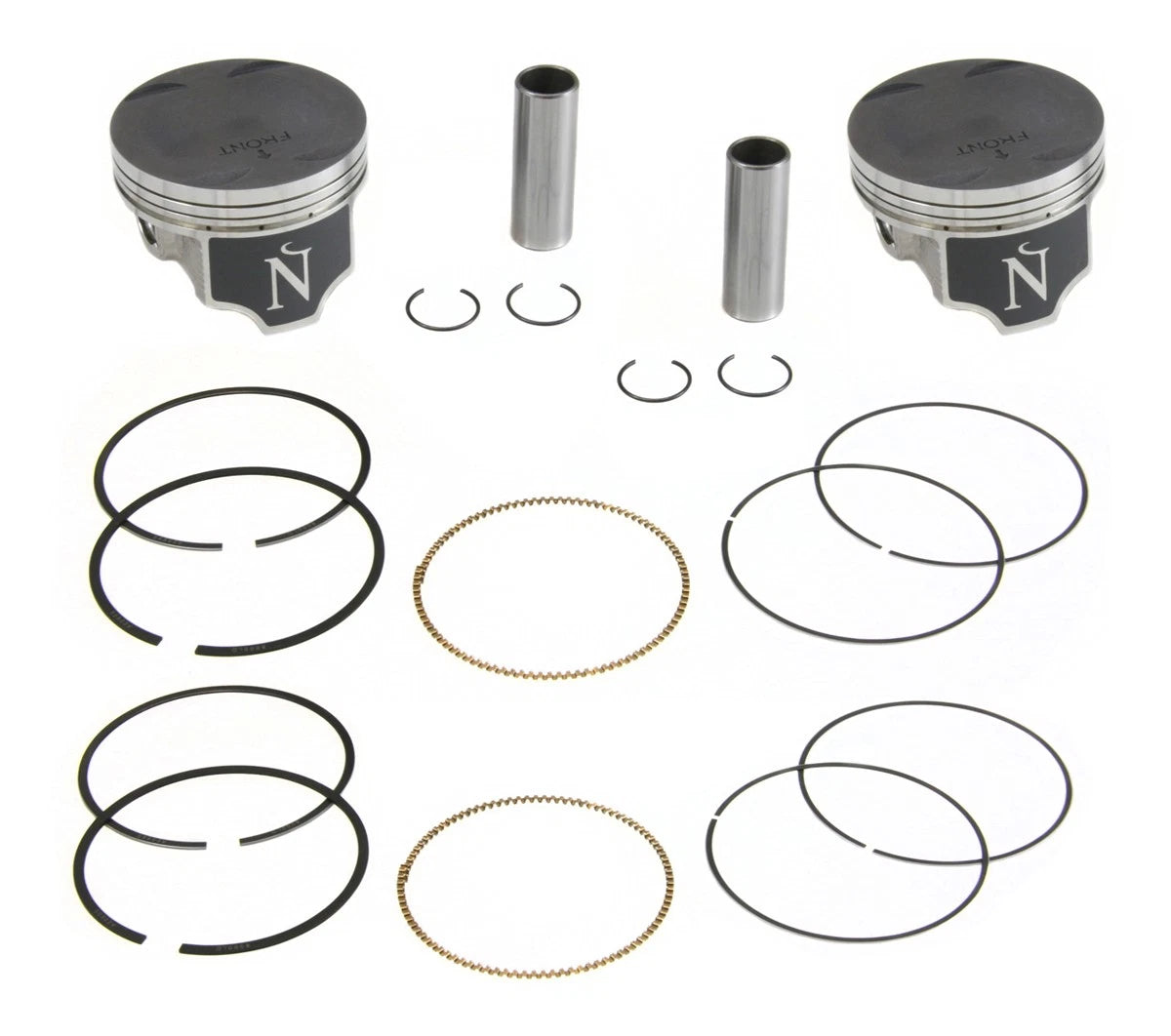 2 x 80mm Namura Bore Piston Kits for Arctic Cat 650 V2 V-Twin (2004–2006)