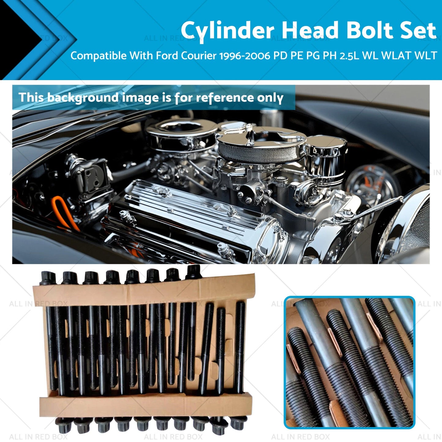 Cylinder Head Bolt Set for Ford Courier (1996-2006)