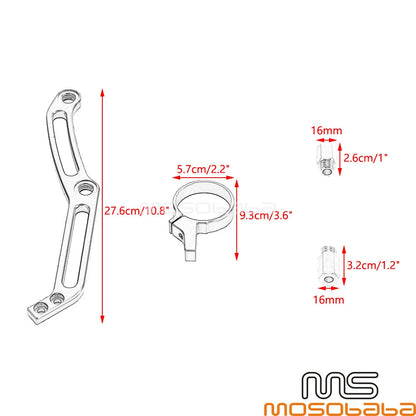 Rear Shock Reservoir Mount Kit for Harley Touring Street Glide CVO (2014-2023)