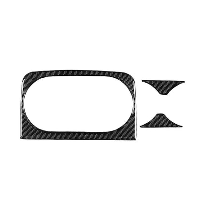 Carbon Fiber Black Rear Water Cup Holder Cover for Ford Ranger 2015-2022