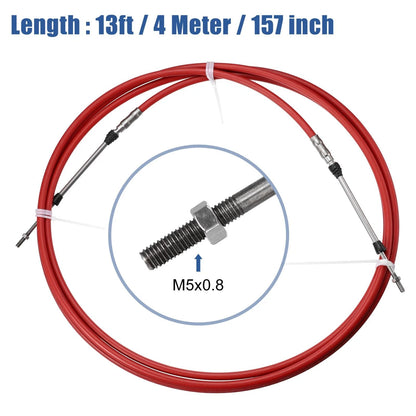 Remote Control Box Cable / 13ft 157 Inch / Marine Type Shift 1pcs for Yamaha