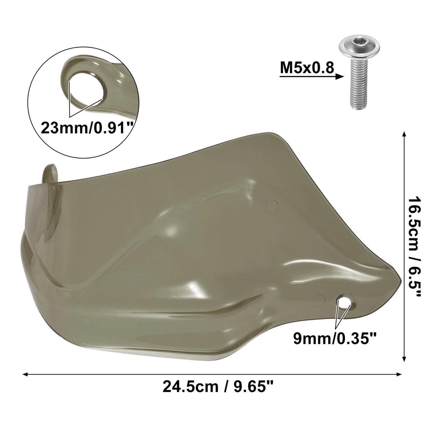 Handguard Protector for BMW R1250GS Windshield Guard Brown