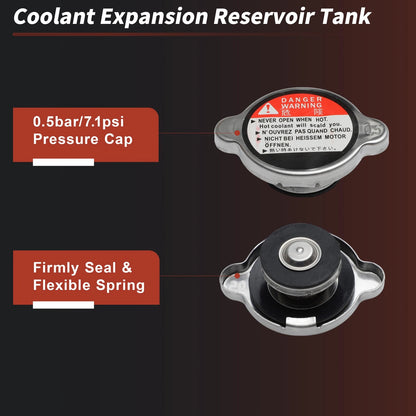Radiator Overflow Coolant Tank for Ford F600 F700 F800 B600 B700 (1990-1999)