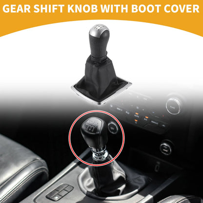 6 Speed Gear Shifter Knob & Cover for Ford Focus MK2 (2004-2008)
