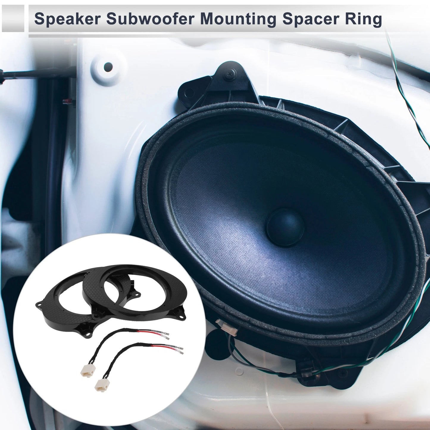 6.5" Speaker Spacer Ring Adaptor for Toyota (2013-2024)