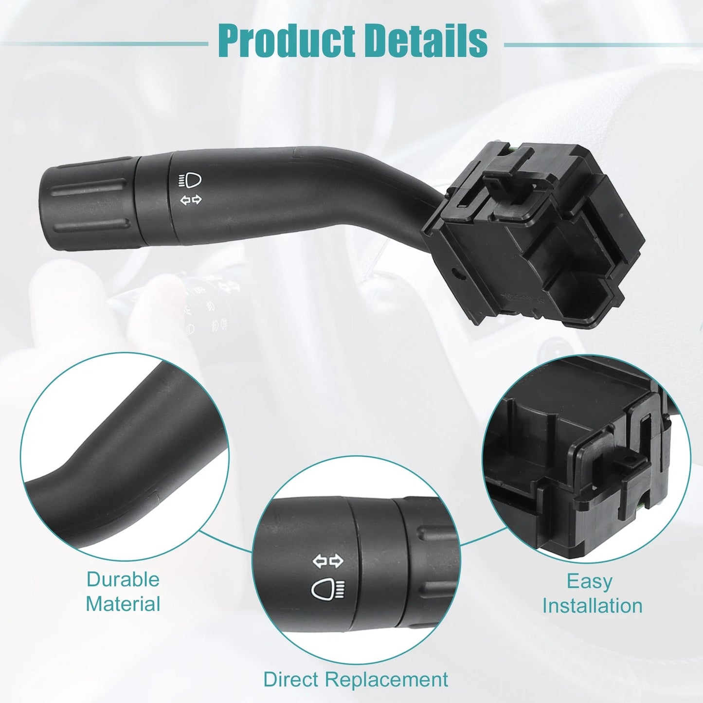 Turn Signal Switch for Ford Edge 3.5L V6, 3.7L V6 (2015-2023)