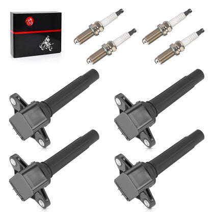Ignition Coil & Spark Plug for Yamaha 4-Stroke 1800 WaveRunner 1800 (2000-2005)