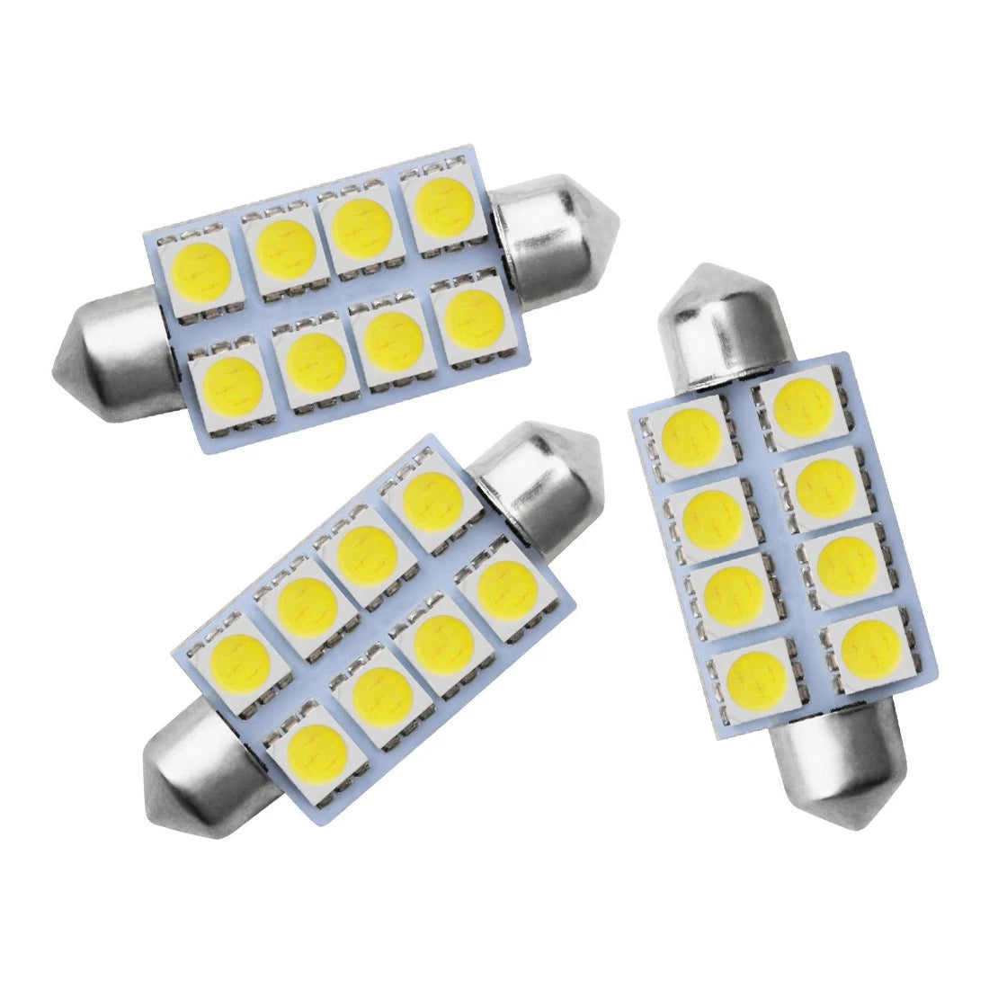20 x 41mm 578 8-SMD LED Festoon Dome Light Bulbs for Car (Various Years)