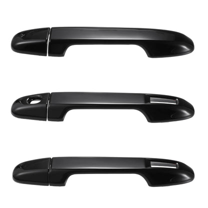 4 x Black Exterior Door Handles for Subaru Impreza Sedan Hatchback (2008-2011)