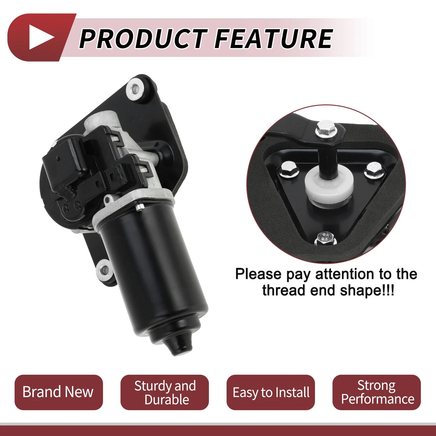 Front Windshield Wiper Motor for Ford F-150 (1987-1996)