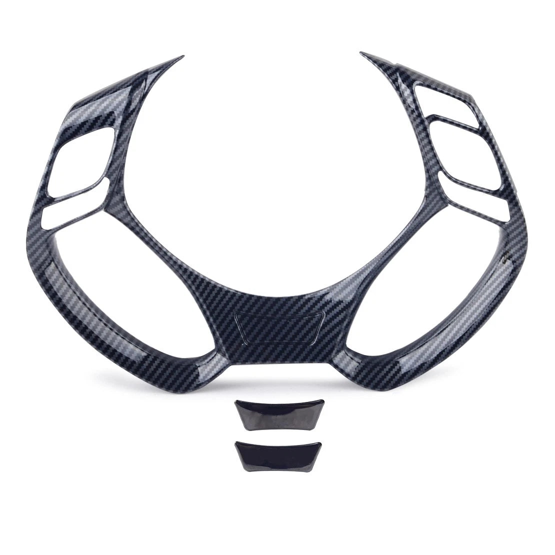 Carbon Fiber Steering Wheel Cover Bezel for Toyota C-HR (2017-2023)