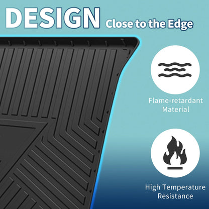 Flat Face Cargo Liner Rear Trunk Mat for Ford Edge (2009-2014) 1 Pc