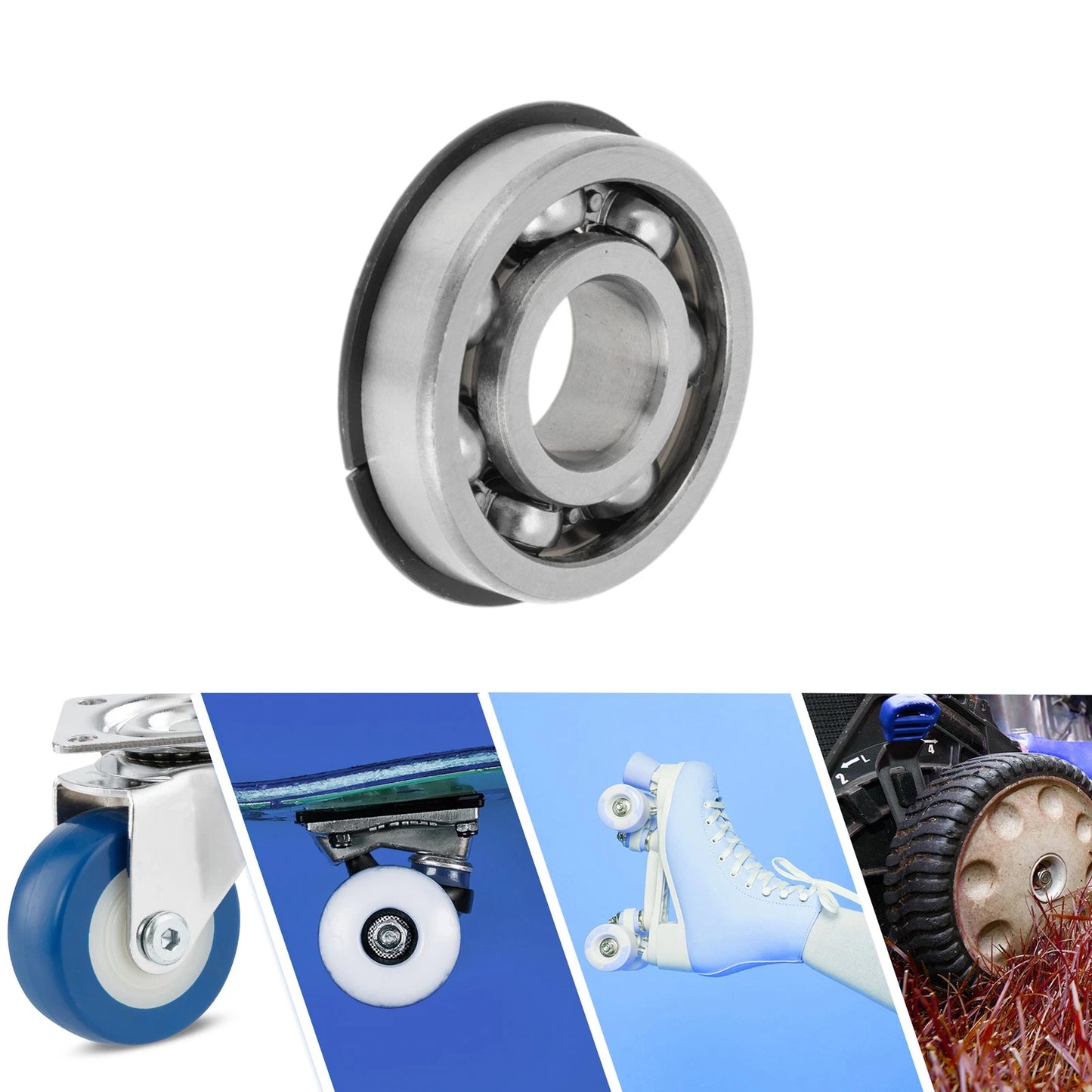 6304NR 20x52x15mm 1 Pc Deep Groove Ball Bearings P5 for Scooter Skateboard Wheel