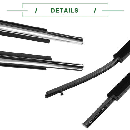 Front Left & Right Weatherstrip Window Seals for Toyota Camry (2012-2014)