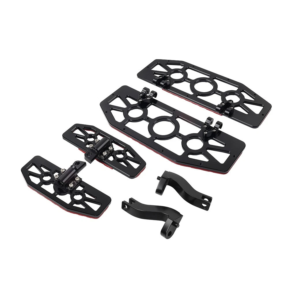 Front Floorboard & Rear Foot Pegs with Mounts for Harley Touring (93-23)