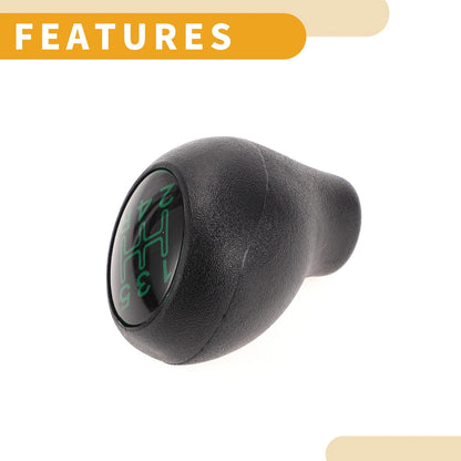 5 Speed Manual Gear Shift Knob for Peugeot 205 (1983-1998) Black Green
