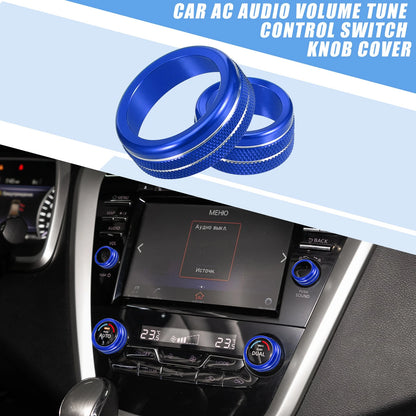 AC Audio Volume Knob Covers for Nissan Murano 2015-2021 (Set of 4)