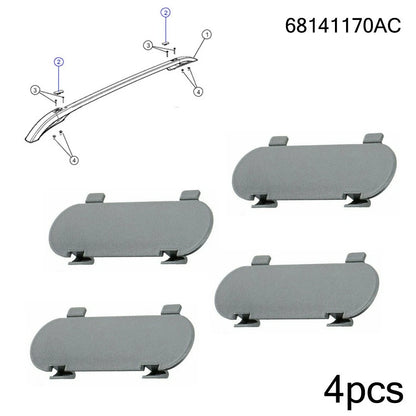 4x Roof Luggage Rack Side Rail Cover Assy for Jeep Cherokee (2014–2019)