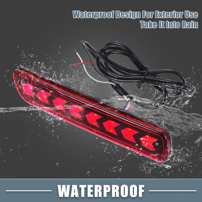 LED Rear Bumper Fog Tail Light Red Lens for Suzuki SX4 (2007-2014)