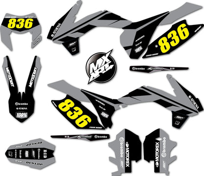 MONO Style Decals Sticker Kit for KTM EXC (2014-2016)