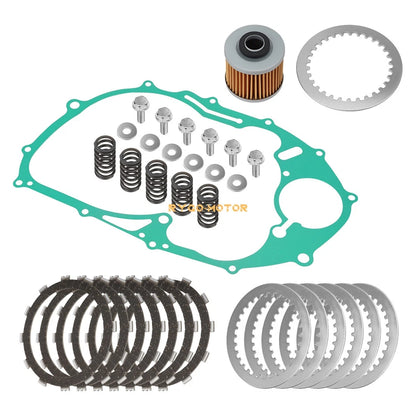 Clutch Friction and Steel Plates Gasket for Yamaha XVS650 VStar 650(1998–2016)