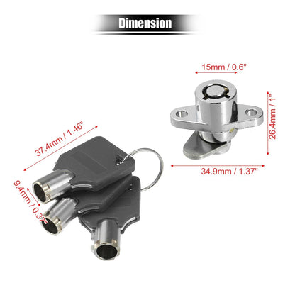 Saddlebag Lock Set for Harley Davidson Touring (1993–1993)
