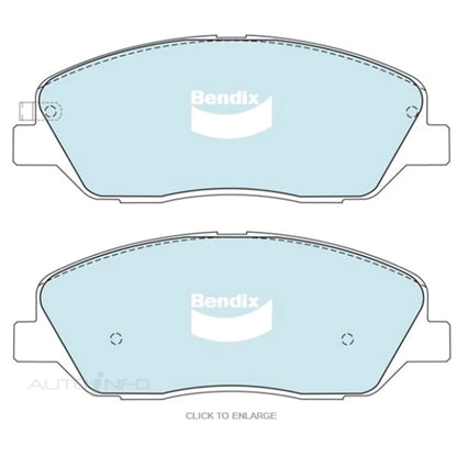 GCT Front Disc Brake Pads Set for Kia Grand Carnival (2006 - 2010)