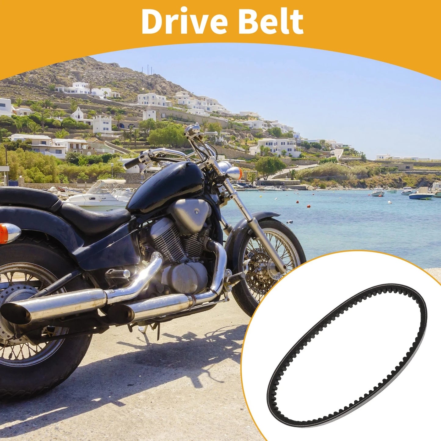 Drive Belt 69cm 21.3mm V-Belt for Yamaha BWSR