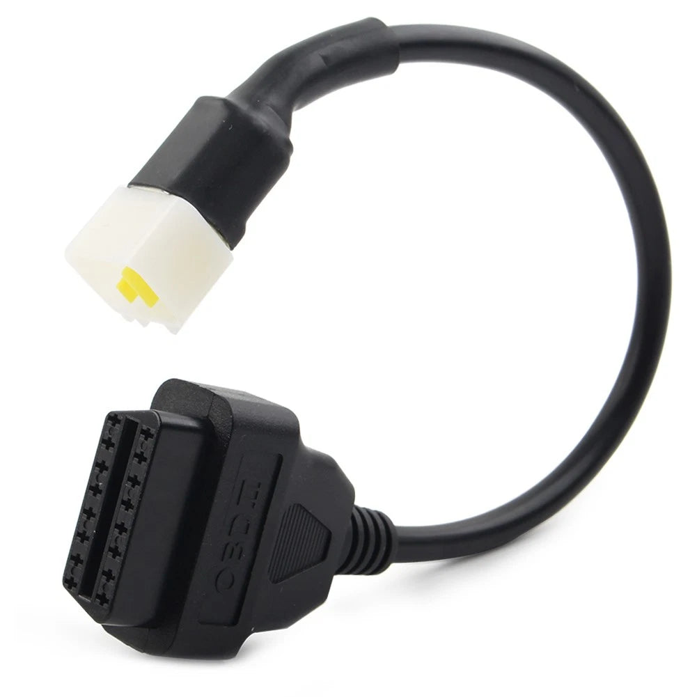 6 Pin OBD to 16 Pin OBD2 Diagnostic Scanner Tool Adapter Cable for Delphi