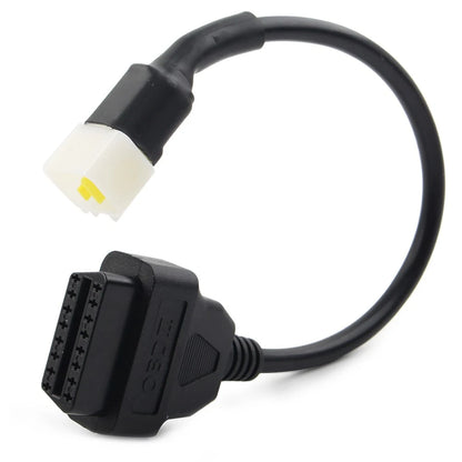 6 Pin OBD to 16 Pin OBD2 Diagnostic Scanner Tool Adapter Cable for Delphi