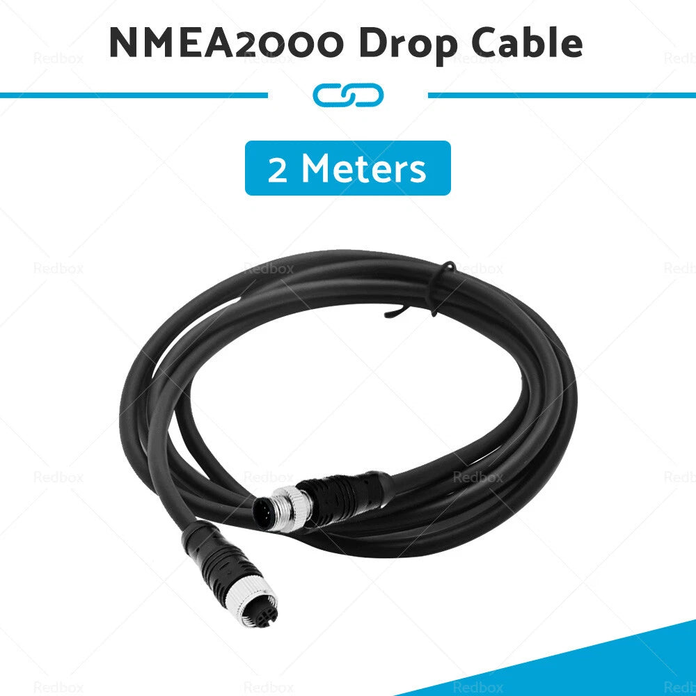 5-Core NMEA2000 Drop Cable Black for Marine (N/A)