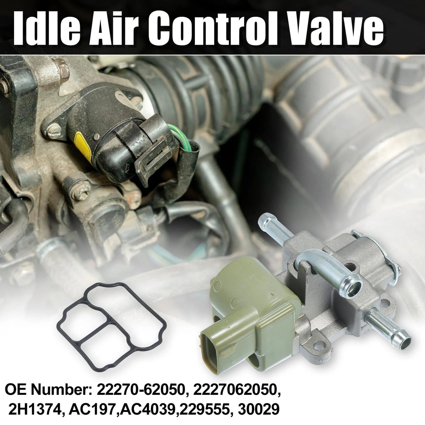 Idle Air Control Valve & Gasket for Toyota Tundra (2000-2002)
