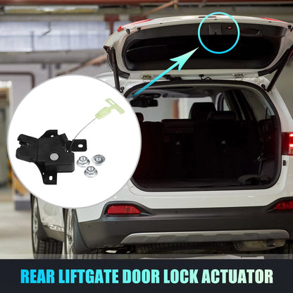 Rear Liftgate Door Lock Actuator with Cable for Ford Taurus (2010-2019)