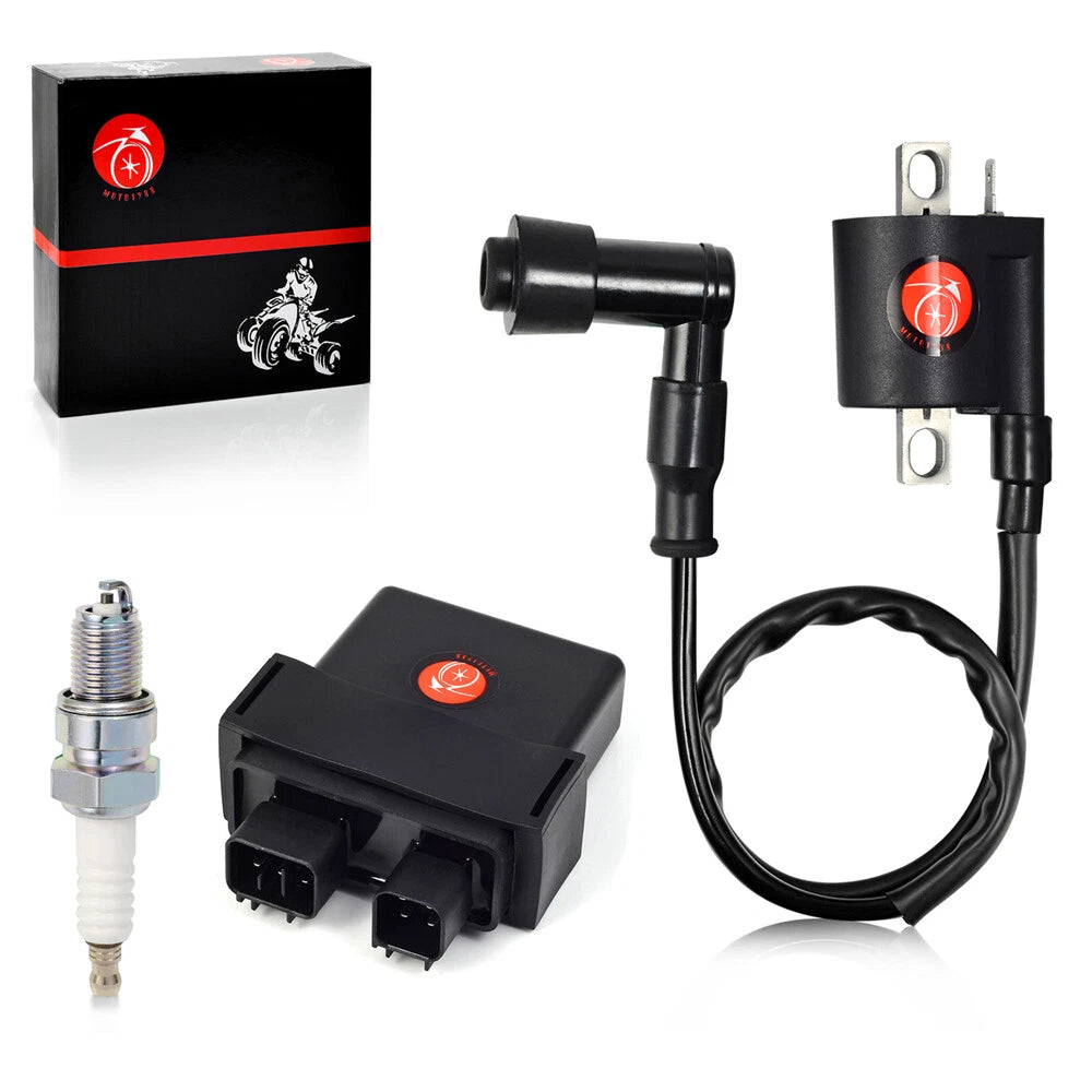 Ignition Coil Spark Plug CDI for Yamaha Raptor 50 YFM50/YFM50R 2004-2008
