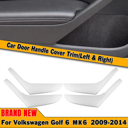 Inner Door Handle Covers 2 x for VW Golf 6 MK6 (2009-2014) Silver