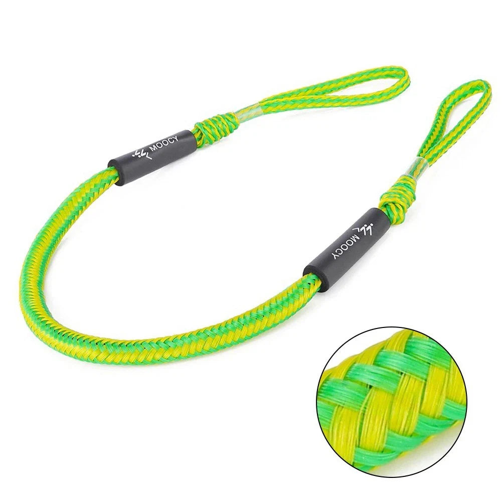 Mooring Rope 1.2m Unstretched, 1.6m Stretched for Boats, Green